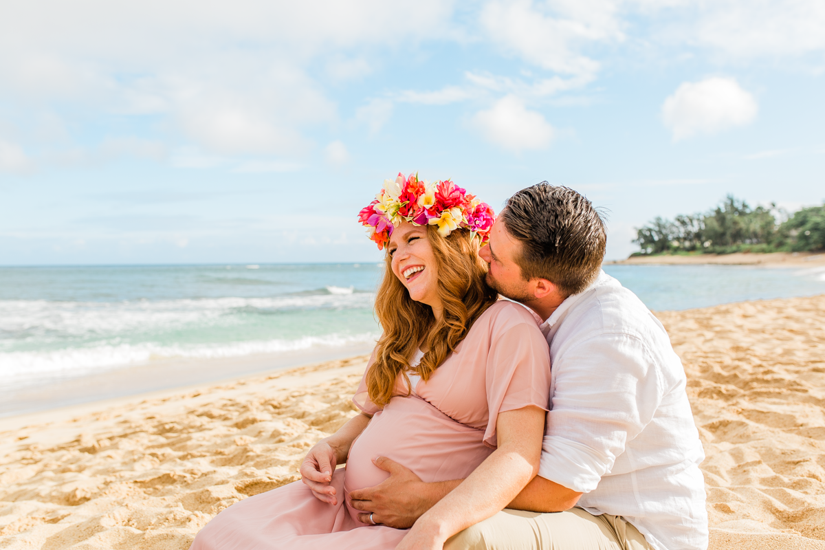 hawaii maternity photos
