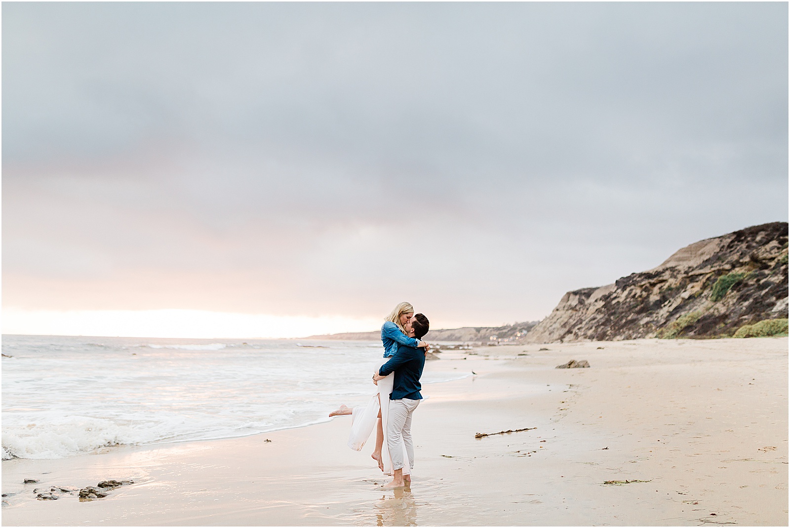 engagement photos at crystal cove state part