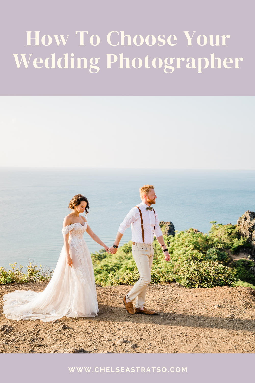 Pinterest pin, how to choose your wedding photographer