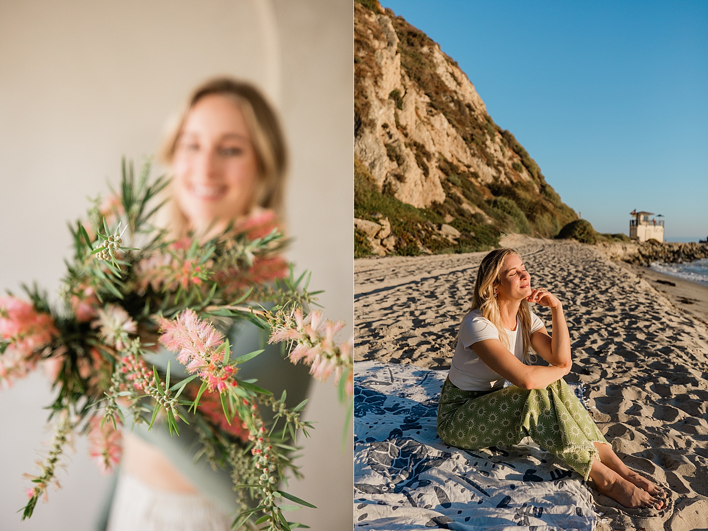 Los Angeles personal branding photos at the beach.