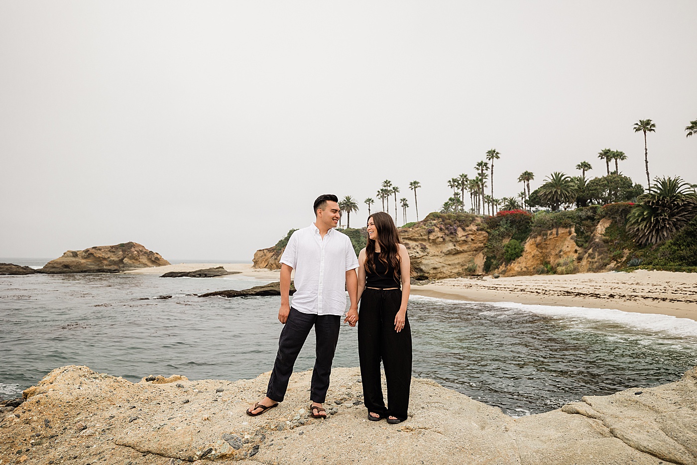 Engagement photos after Orange County proposal.