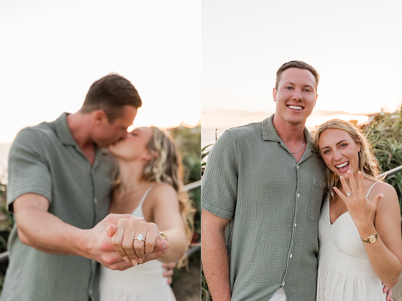 Engagements at Crescent Bay Point Park.