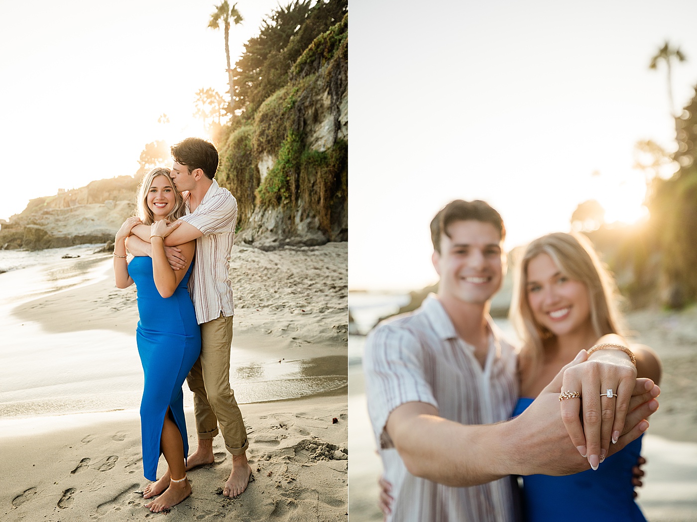Heisler Park engagement photos.