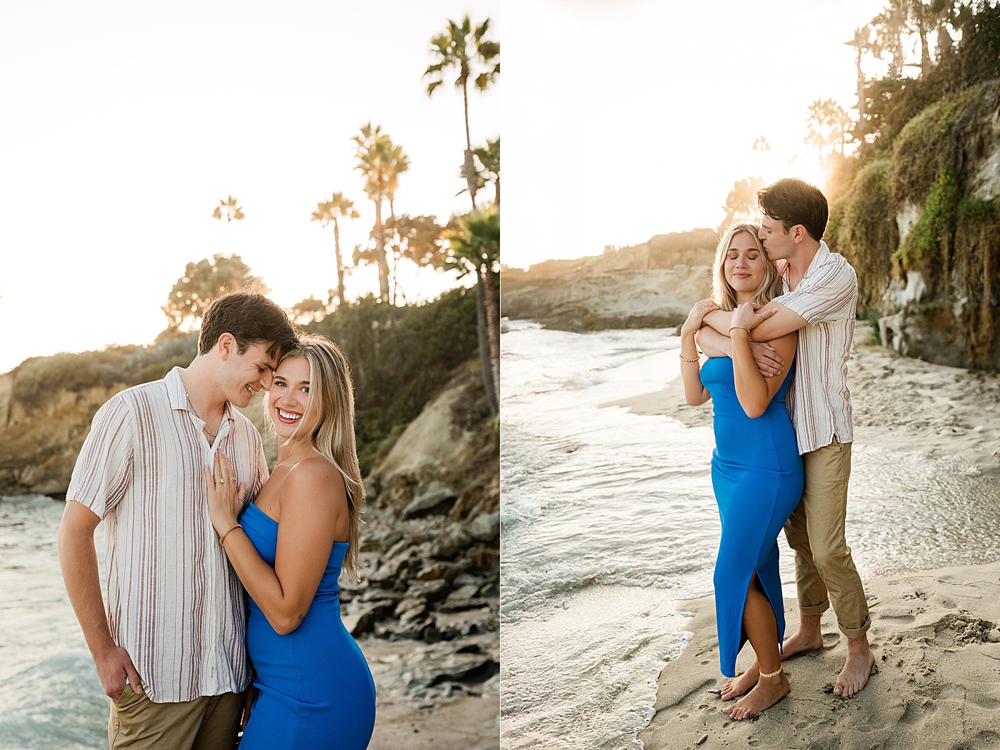Heisler Park engagement photos.