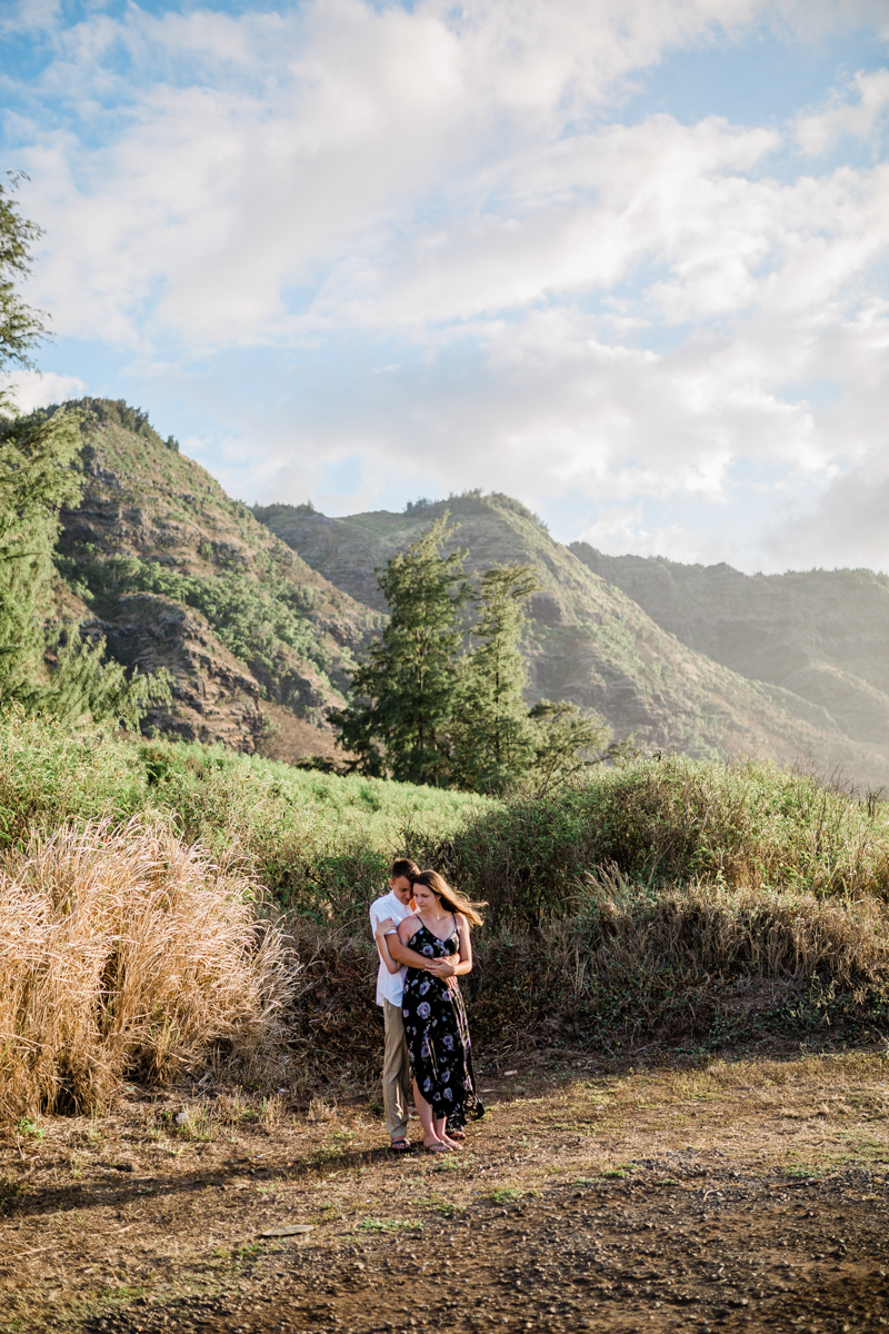 fun engagement photos in hawaii