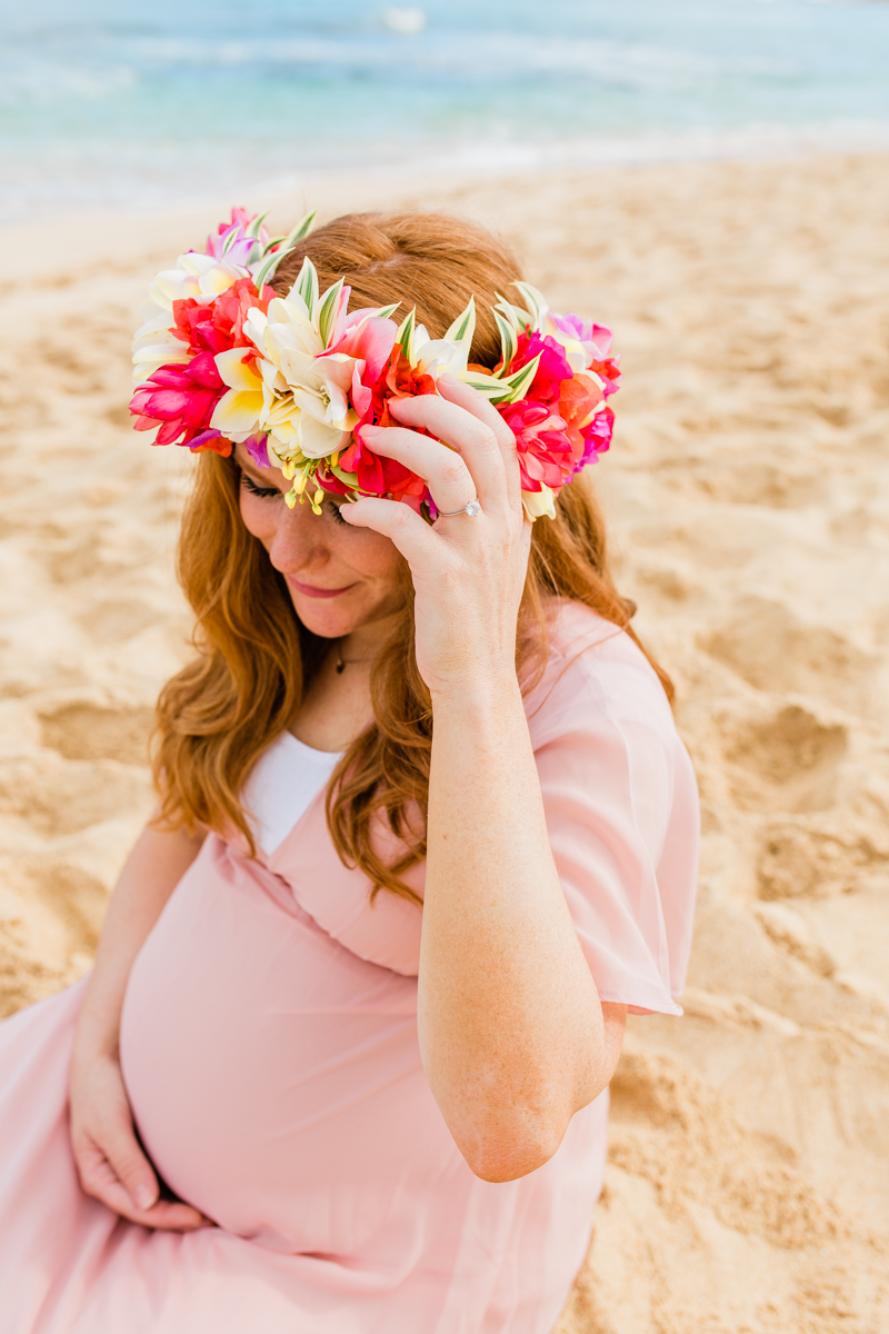 hawaii maternity photos