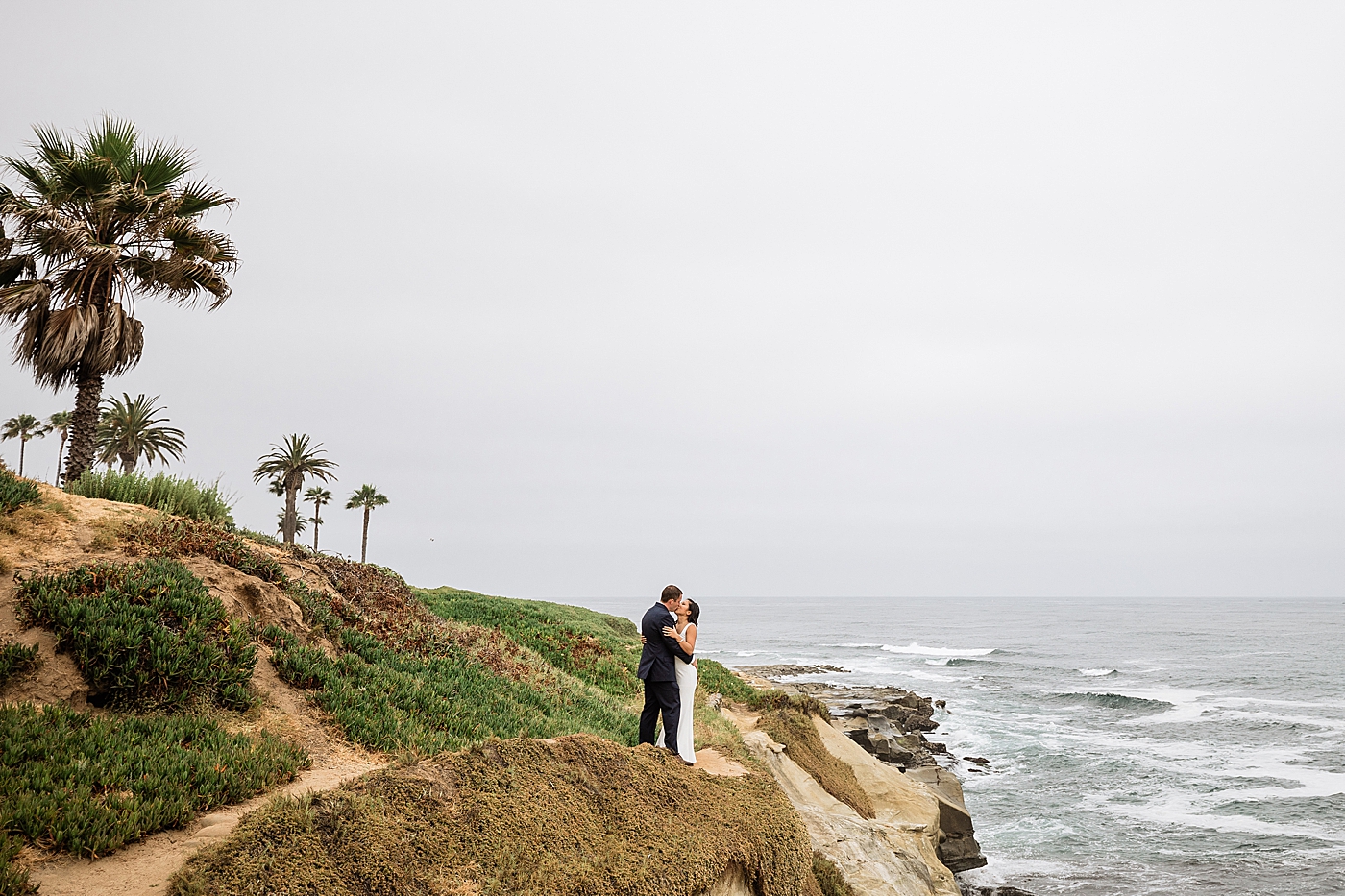 San Diego elopement at the beach.