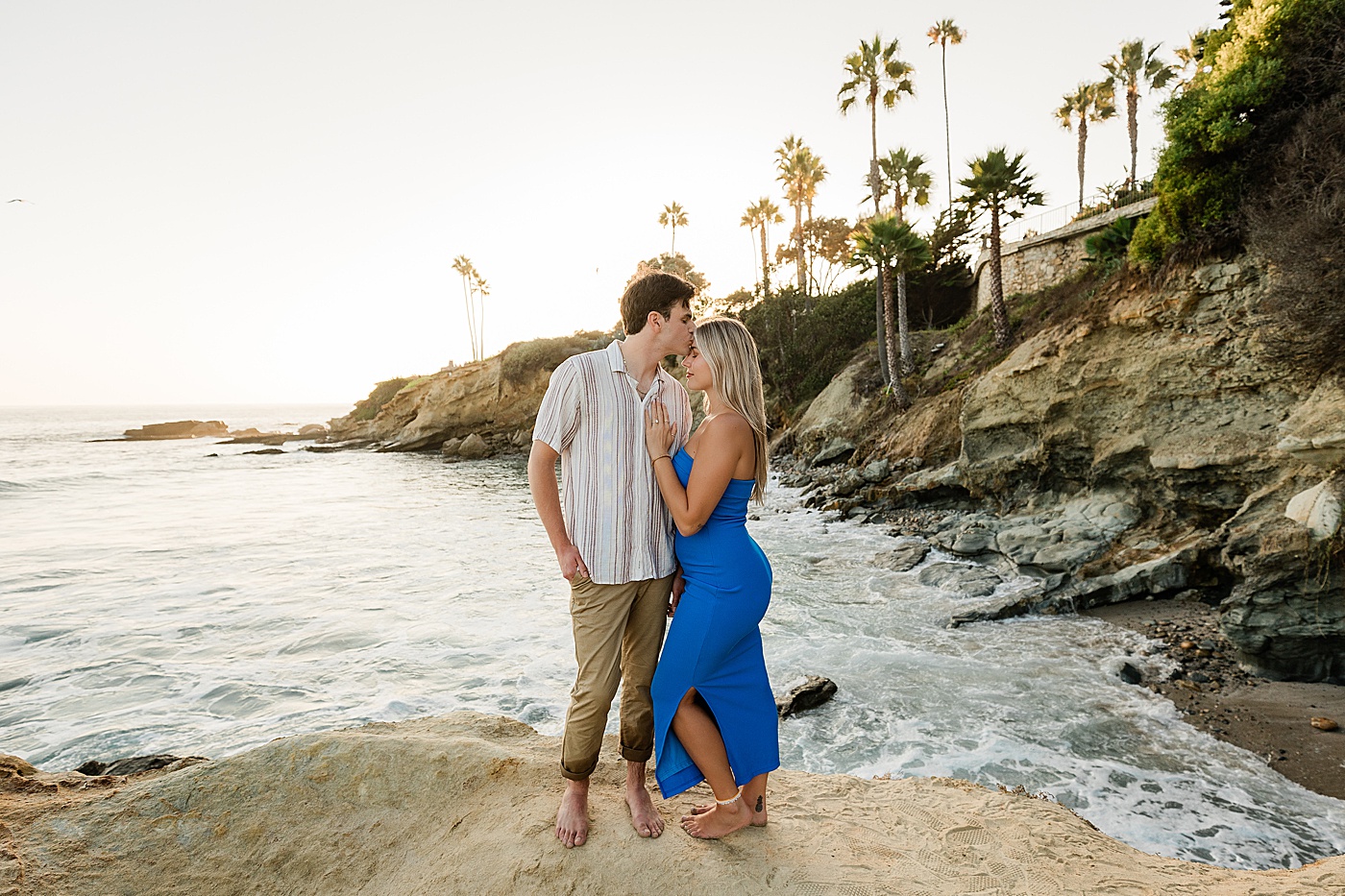 Heisler Park engagement photos.